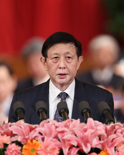 3月10日,全国政协十一届五次会议在北京人民大会堂举行第三次全体会议。这是王玉庆委员作《尽早制定实施“国家清洁空气行动计划”》的发言。新华社记者 丁林 摄