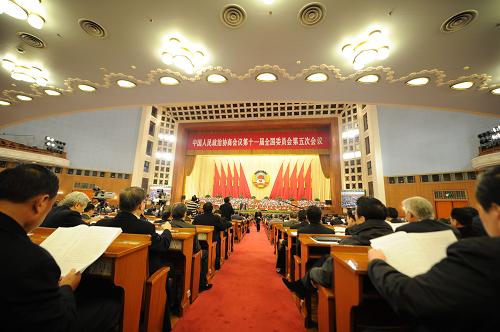 3月9日,全国政协十一届五次会议在北京人民大会堂举行第二次全体会议。 新华社记者 谢环驰 摄