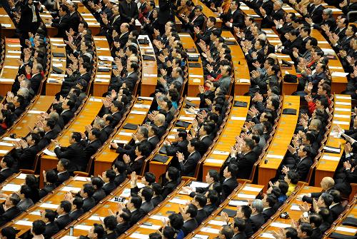 3月3日,中国人民政治协商会议第十二届全国委员会第一次会议在北京人民大会堂开幕。新华社记者 杨宗友 摄