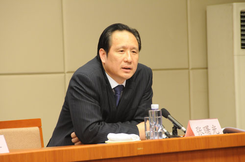 铁道部副总工程师,运输局局长张曙光