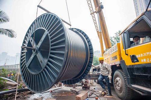 重庆施放大截面积电缆提升核心都市区供电能力