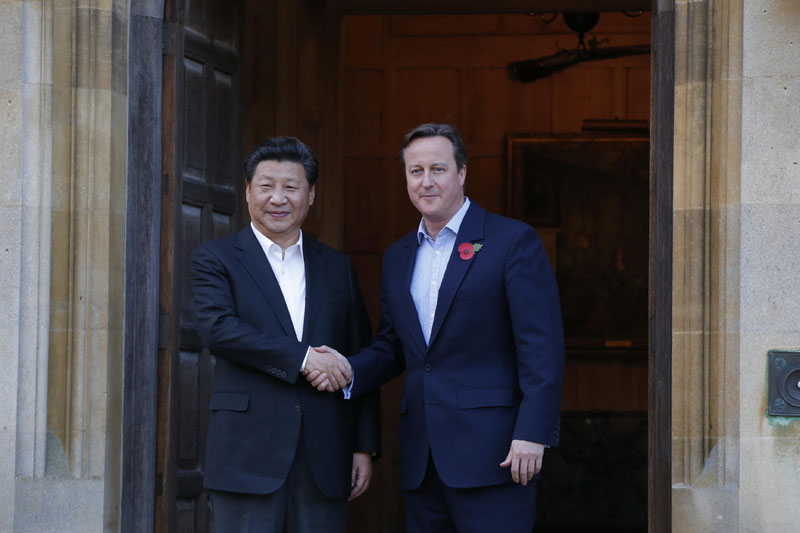习近平同英国首相卡梅伦再次会晤