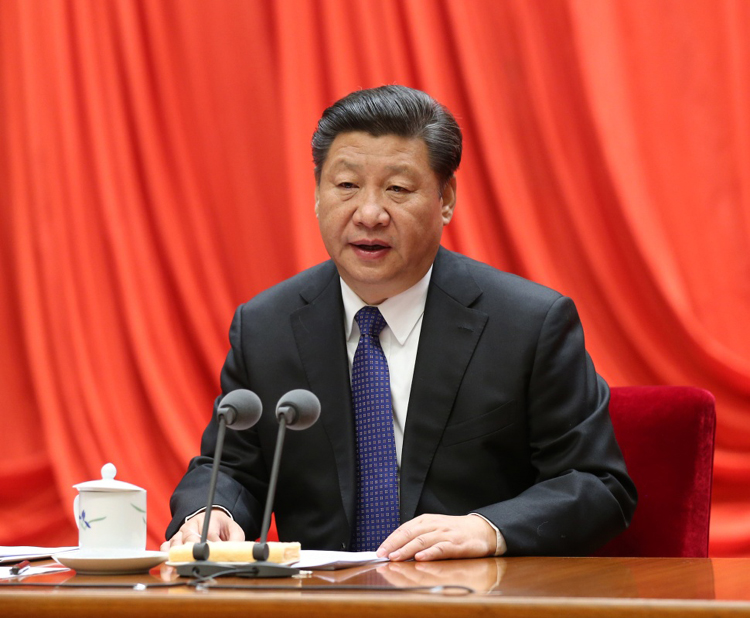 1月12日，中共中央总书记、国家主席、中央军委主席习近平在中国共产党第十八届中央纪律检查委员会第六次全体会议上发表重要讲话。