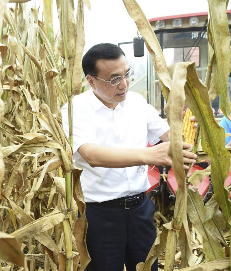 河南乡亲对总理说"老书记"要常回家看看_李克强_国务院领导_国务院