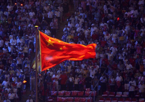 中国奥运会国旗图片