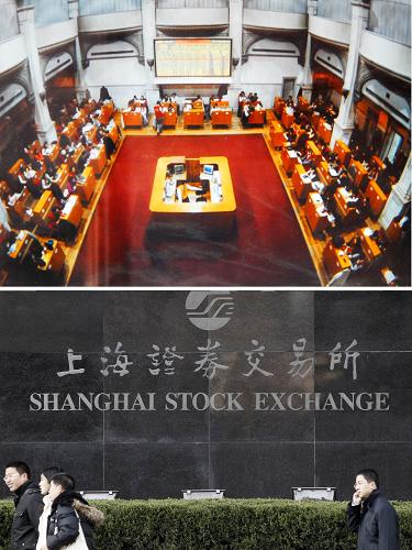 十、资本市场走过二十周年。2010年,中国资本市场建立二十周年。二十年来,中国资本市场已基本建立起包括主板、中小板、创业板、代办股票转让系统以及债券市场、期货市场在内的多层次体系。上市公司从上交所的8家和深交所的5家增加到2026家,股市累计融资约6万亿元,股票市值从23.82亿元增至26.43万亿元,个人投资有效账户达1.3亿户以上,基金持有人账户超过1.1亿户,A股现金分红约1.6万亿元。充满生机和活力的资本市场,在中国改革、发展和转变的伟大进程中正持续发挥出不可替代的力量。拼版照片:上图为1990年12月19日,上海证券交易所在浦江饭店孔雀厅开市(翻拍于浦江饭店资料图);下图为2010年12月17日,行人从上海证券交易所门前经过。新华社发