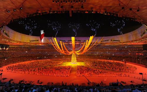 8月24日晚,第29届夏季奥林匹克运动会闭幕式在北京国家体育场--“鸟巢”举行。 新华社记者 赵鹏 摄