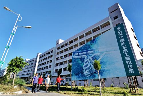 这是福建省晋江市深沪镇外来职工廉租住房小区(9月29日摄)。新华社记者 张国俊 摄