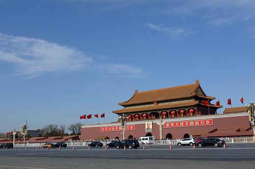 1月21日,北京晴空万里。