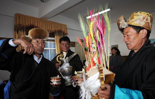 藏历新年拜年图片图片