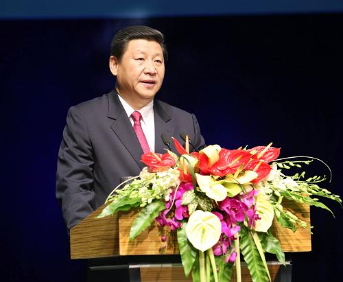 8月21日,国际天文学联合会第28届大会开幕式在北京国家会议中心开幕。国家副主席习近平出席开幕式,并发表热情洋溢的致辞。