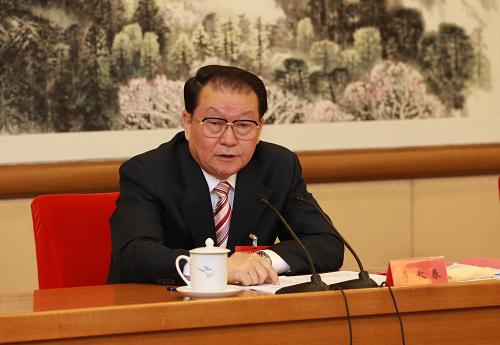 11月30日,学习贯彻党的十七届五中全会精神中央宣讲团动员会在北京召开。中共中央政治局常委李长春出席会议并作重要讲话。新华社记者 庞兴雷 摄