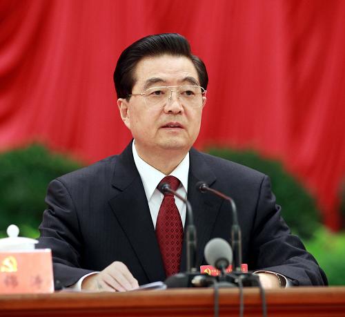 中国共产党第十七届中央委员会第五次全体会议,于10月15日至18日在北京举行。全会由中央政治局主持,中央委员会总书记胡锦涛作重要讲话。 新华社记者 刘卫兵 摄