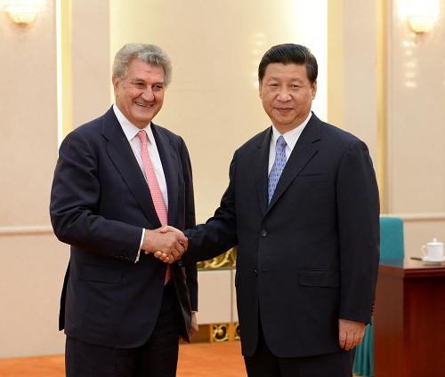7月5日,国家主席习近平在北京人民大会堂会见西班牙众议长波萨达。新华社记者 马占成 摄