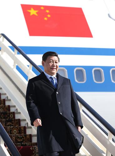 2月6日,国家主席习近平抵达俄罗斯索契,应俄罗斯总统普京邀请,将出席第二十二届冬季奥林匹克运动会开幕式。新华社记者 兰红光 摄