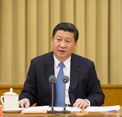 10月24日,中共中央总书记、国家主席、中央军委主席习近平在周边外交工作座谈会上发表重要讲话。新华社记者李学仁摄