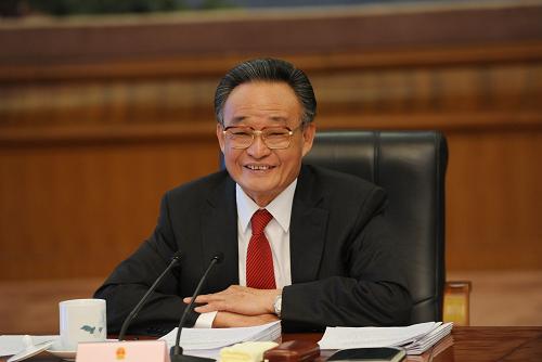 10月19日,全国人大常委会第三十一次委员长会议在北京人民大会堂召开,吴邦国委员长主持。新华社记者 黄敬文 摄