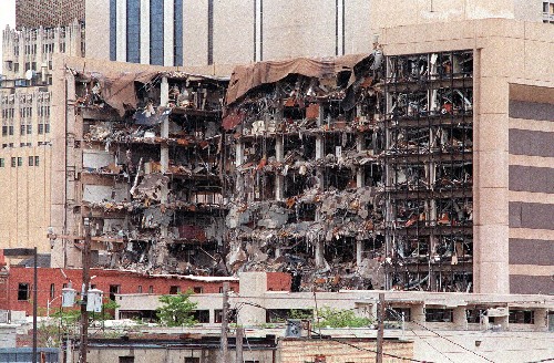俄克拉荷马城爆炸图片