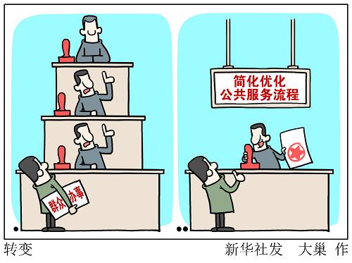 证明我妈是我妈，证明结婚前未婚，证明自己还活着……今年以来，一些地方和部门出现的“奇葩证明”频频被曝光，“证无可证”的尴尬让人哭笑不得。国务院办公厅日前印发《关于简化优化公共服务流程方便基层群众办事的通知》，释放出彻底破解“办证多、办事难”的强烈信号。通知要求各地区、各部门把简化优化公共服务流程、方便基层群众办事创业摆到突出位置，坚决砍掉各类无谓的证明和繁琐的手续，尽快推出新举措，回应关切促服务，协同推动抓落实。这一得民心顺民意之举，让百姓看到了中央维护群众切身利益和提高公共服务水平的坚定态度。