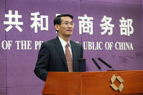 1月20日，商务部新闻发言人沈丹阳在介绍情况。