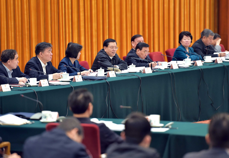 4月12日，中共中央政治局常委、全国人大常委会委员长张德江在北京主持召开全国人大常委会食品安全法执法检查组第一次全体会议，正式启动2016年度全国人大常委会执法检查。