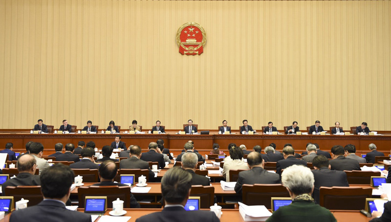 十二届全国人大常委会第二十次会议在京举行