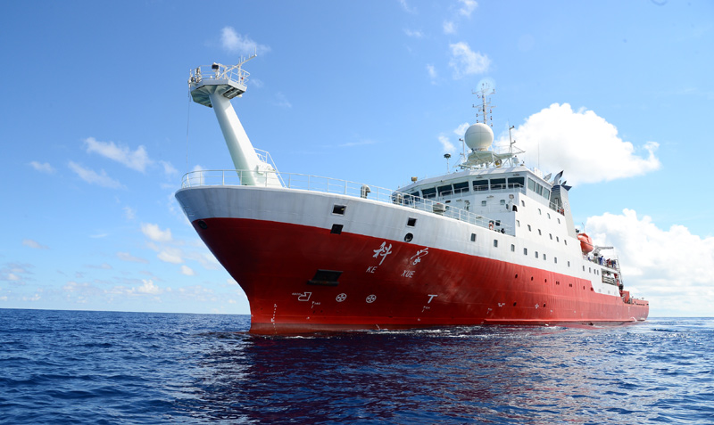 "科学"号探秘南海 (1)_图片新闻_中国政府网