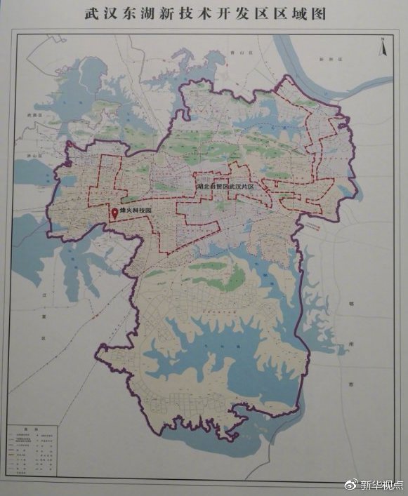 东湖高新区地图图片