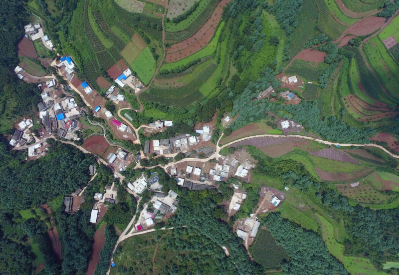 新闻 图片库 图片云南省寻甸回族彝族自治县塘子街道团结社区大滴水村