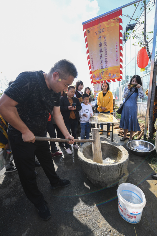 美丽乡村金秋庆丰收