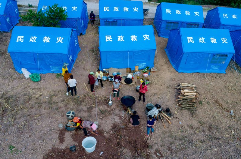 云南漾濞地震灾区:受灾群众得到妥善安置