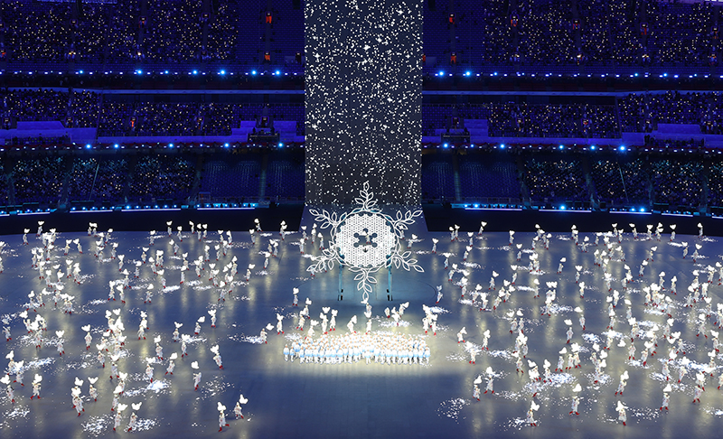 包含中央电视台冬奥会开幕式直播的词条