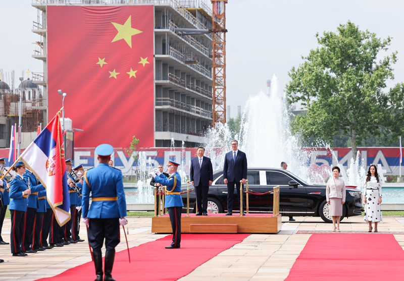 习近平同塞尔维亚总统武契奇举行会谈 习近平同塞尔维亚总统武契奇举行会谈