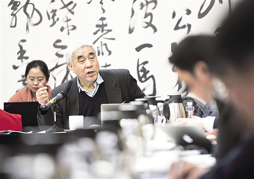3月9日下午，全国政协医卫界举行小组会议。赵平委员在发言中阐述分诊医疗的重要性。翟天雪 摄